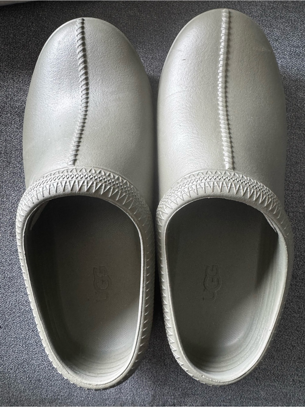UGG Olive Green Slip-On Clog Mules